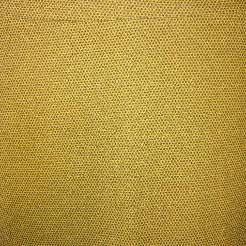 LulaRoe Cassie mustard yellow stretchy pencil skirt  with grey dots  size M - Picture 4 of 5